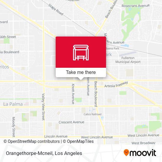 Mapa de Orangethorpe-Mcneil