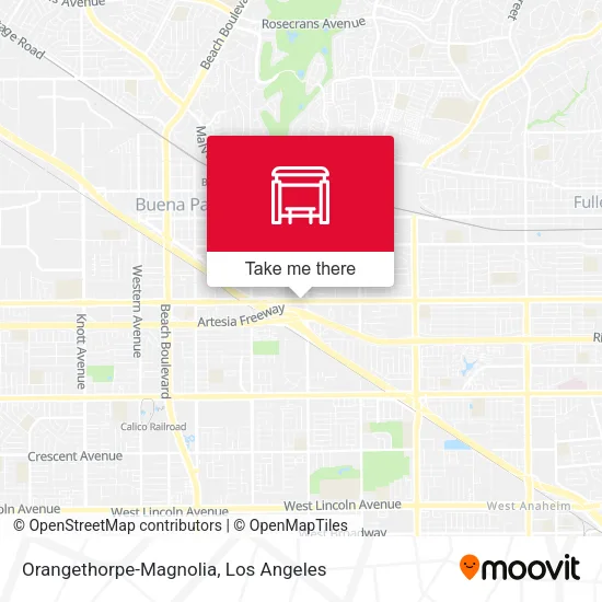 Mapa de Orangethorpe-Magnolia