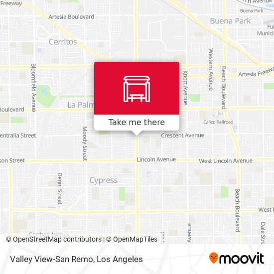 Valley View-San Remo map