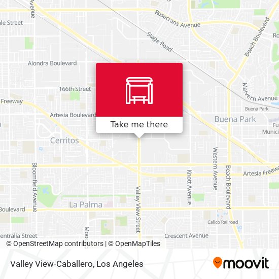 Mapa de Valley View-Caballero