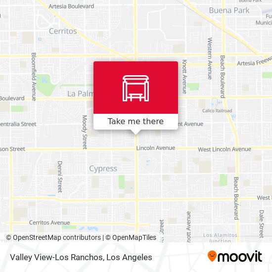 Valley View-Los Ranchos map