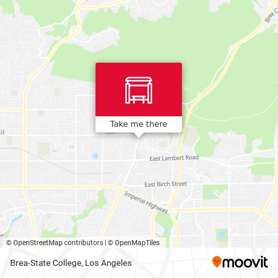 Mapa de Brea-State College