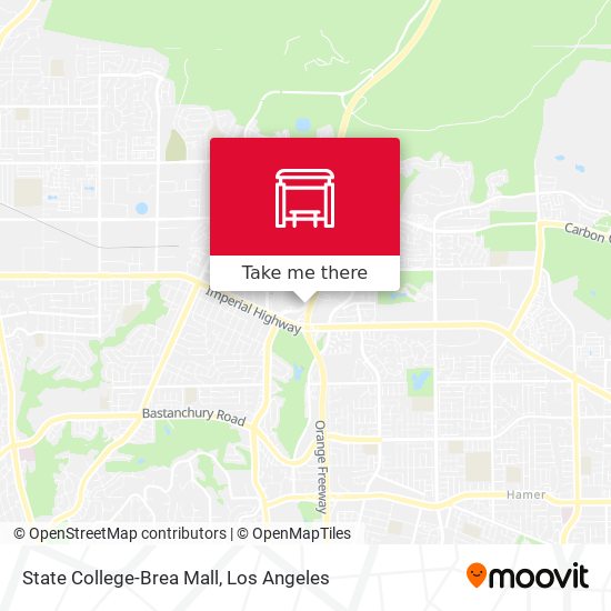 State College-Brea Mall map