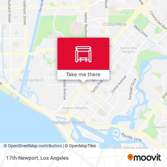 Mapa de 17th-Newport