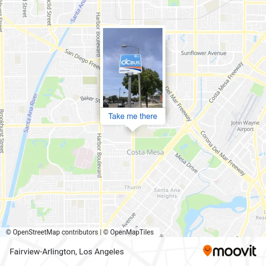 Fairview-Arlington map
