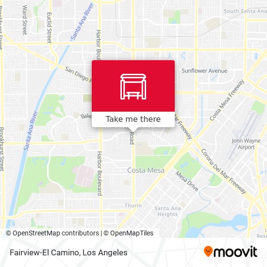 Mapa de Fairview-El Camino