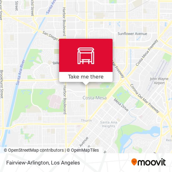 Fairview-Arlington map