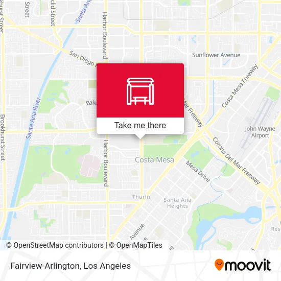 Fairview-Arlington map