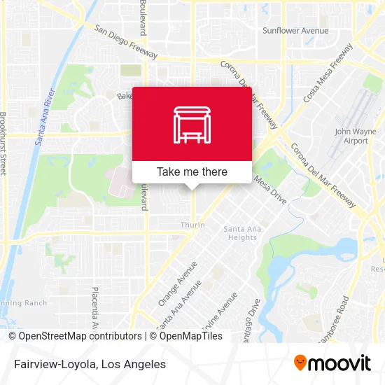 Fairview-Loyola map