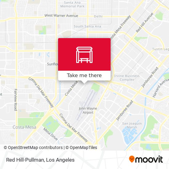 Mapa de Red Hill-Pullman