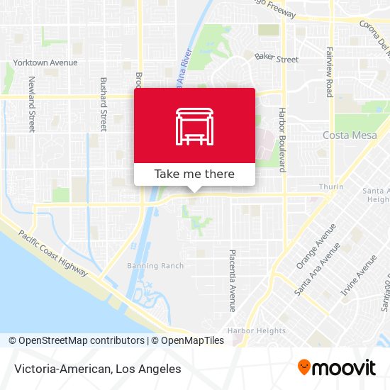 Victoria-American map