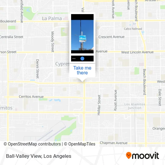 Ball-Valley View map