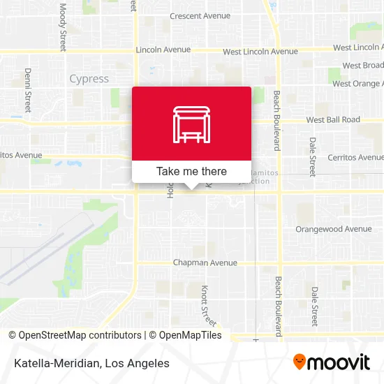 Katella-Meridian map
