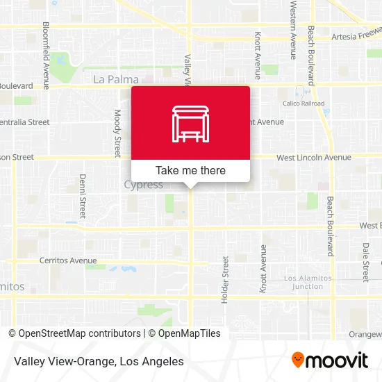 Valley View-Orange map