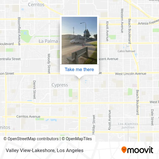 Valley View-Lakeshore map