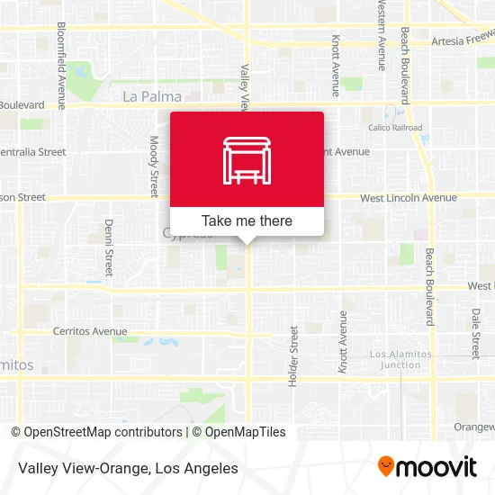 Valley View-Orange map