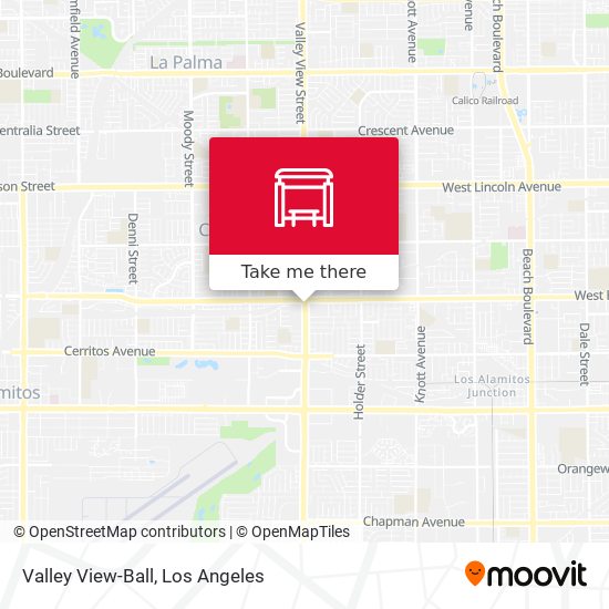 Mapa de Valley View-Ball