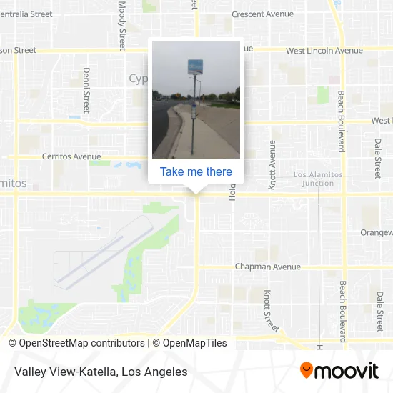 Valley View-Katella map