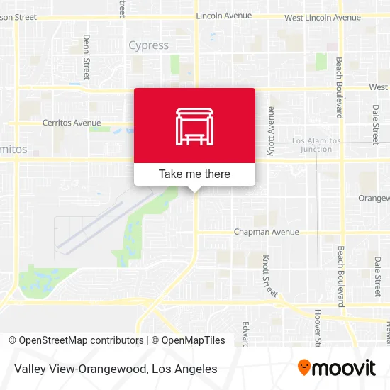 Valley View-Orangewood map