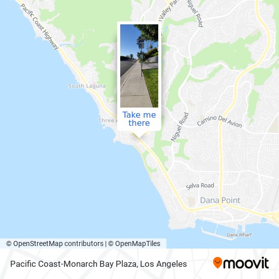 Pacific Coast-Monarch Bay Plaza map