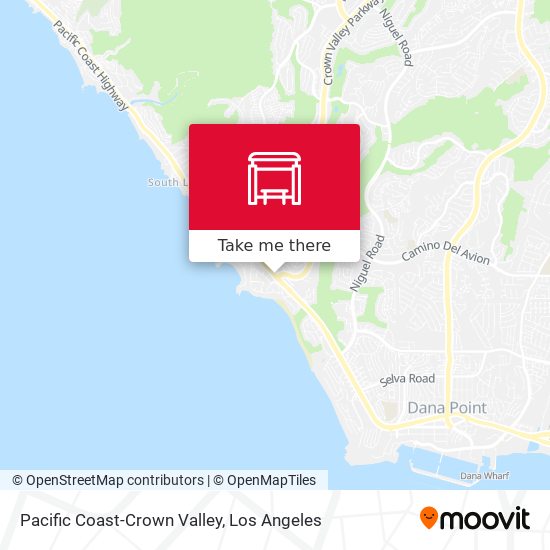 Pacific Coast-Crown Valley map
