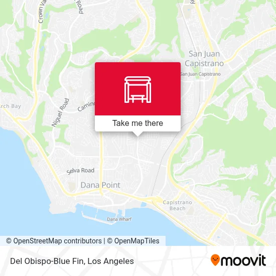 Del Obispo-Blue Fin map