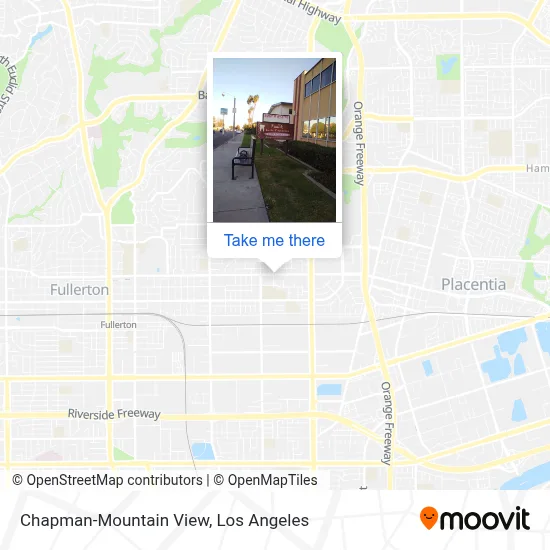 Chapman-Mountain View map