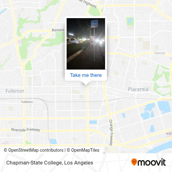 Chapman-State College map