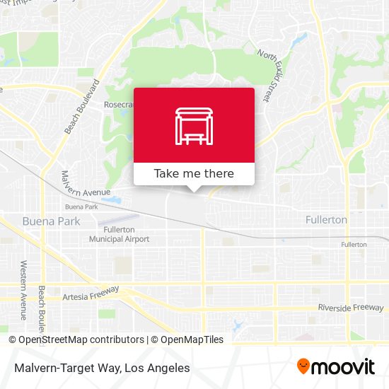 Mapa de Malvern-Target Way