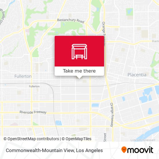 Commonwealth-Mountain View map
