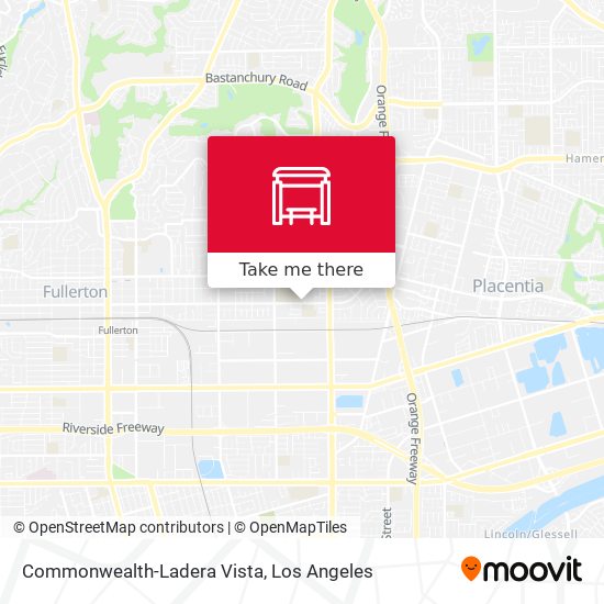 Commonwealth-Ladera Vista map