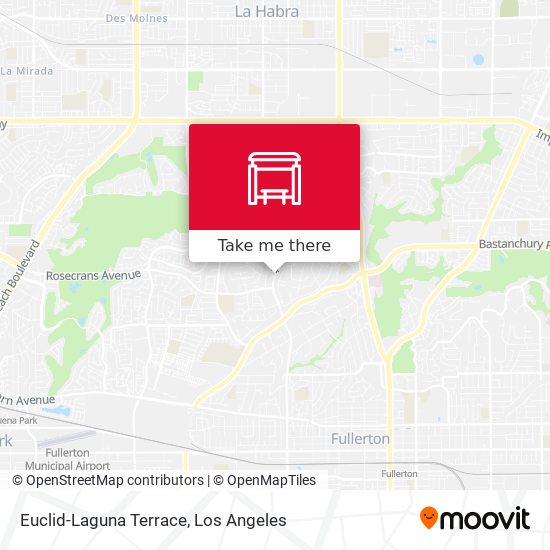 Euclid-Laguna Terrace map