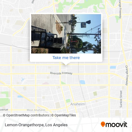 Mapa de Lemon-Orangethorpe