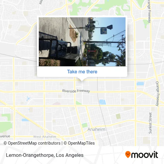 Lemon-Orangethorpe map