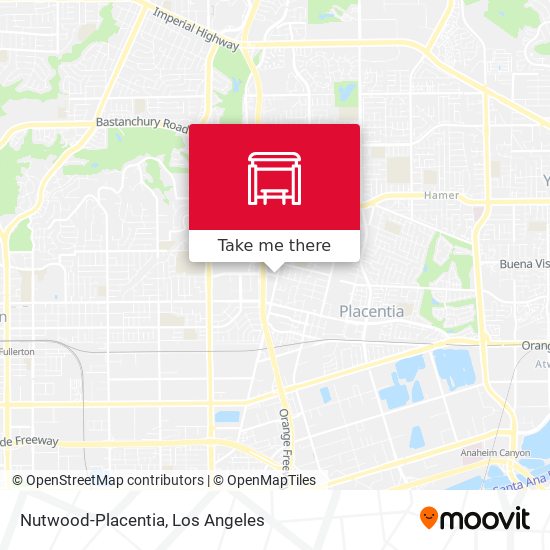 Nutwood-Placentia map