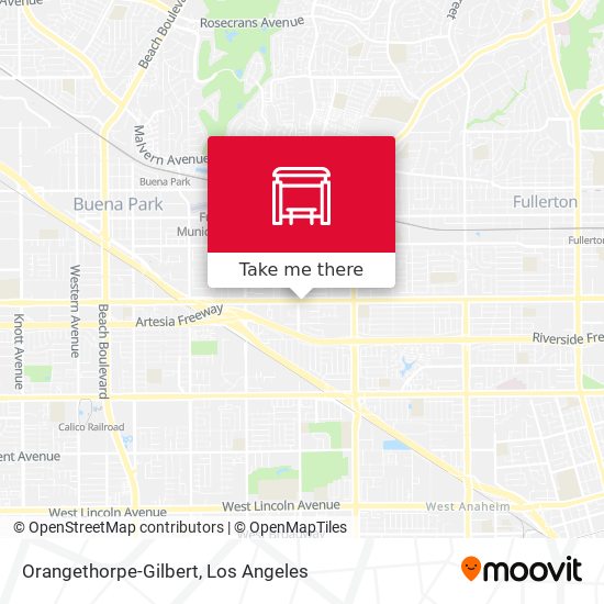 Mapa de Orangethorpe-Gilbert