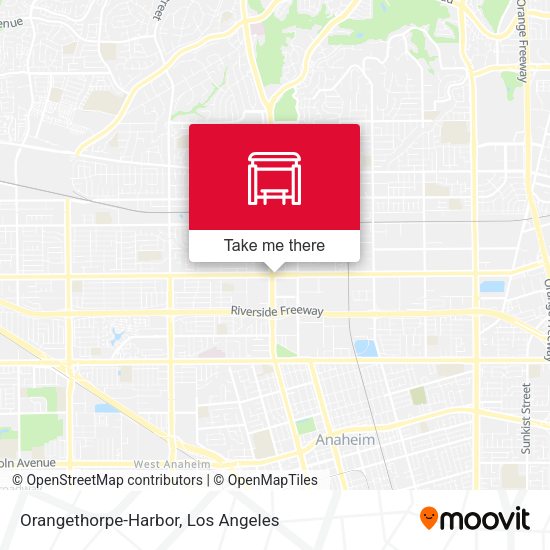 Mapa de Orangethorpe-Harbor