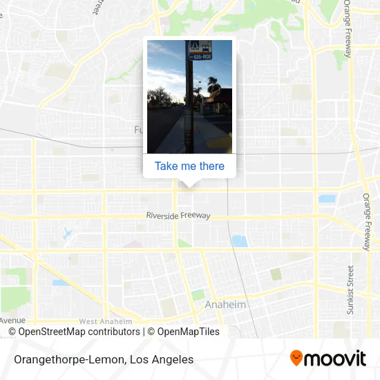 Orangethorpe-Lemon map