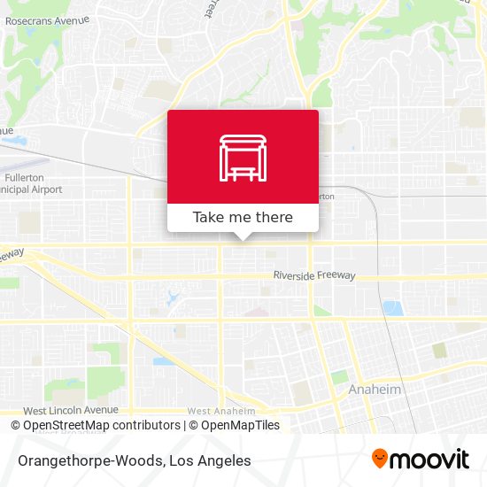 Mapa de Orangethorpe-Woods