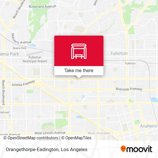 Mapa de Orangethorpe-Eadington