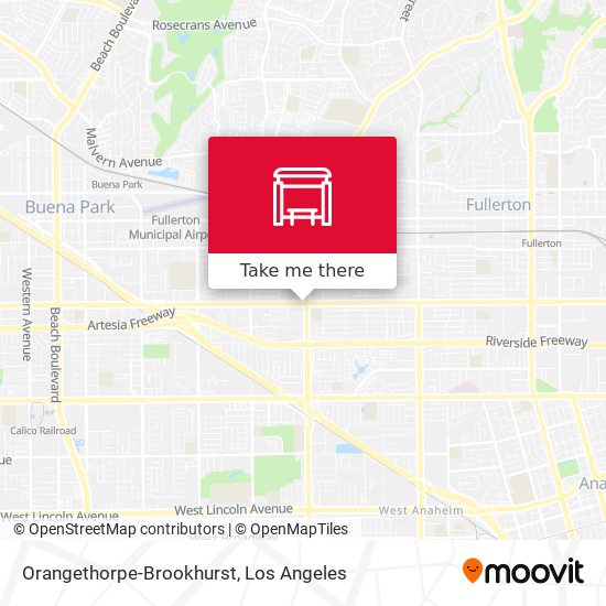 Mapa de Orangethorpe-Brookhurst