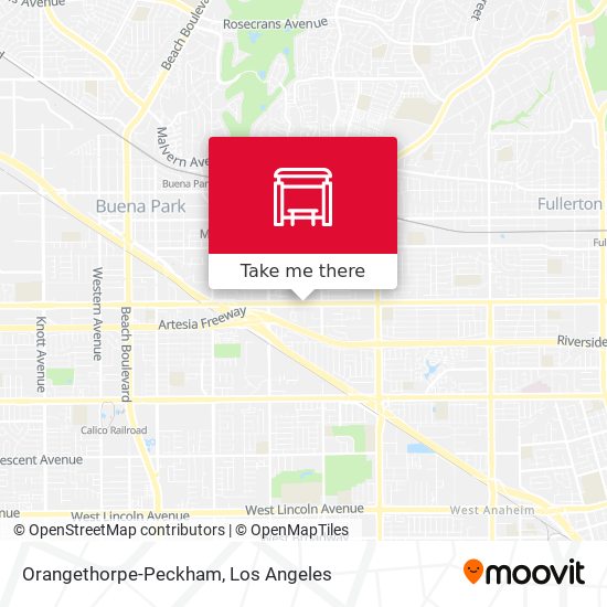 Mapa de Orangethorpe-Peckham