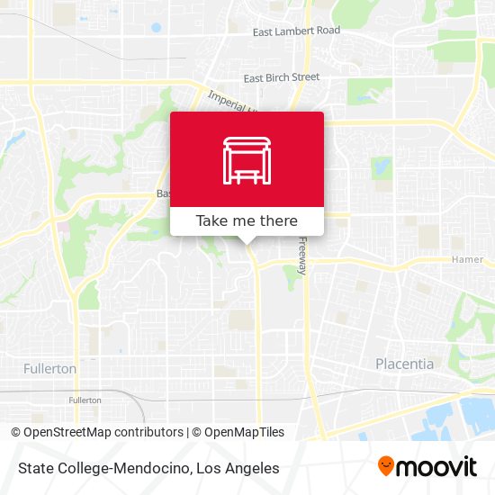 Mapa de State College-Mendocino
