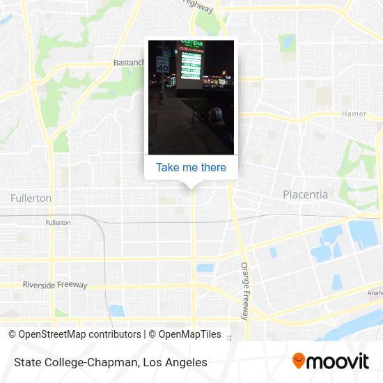 State College-Chapman map