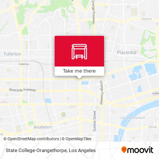 State College-Orangethorpe map