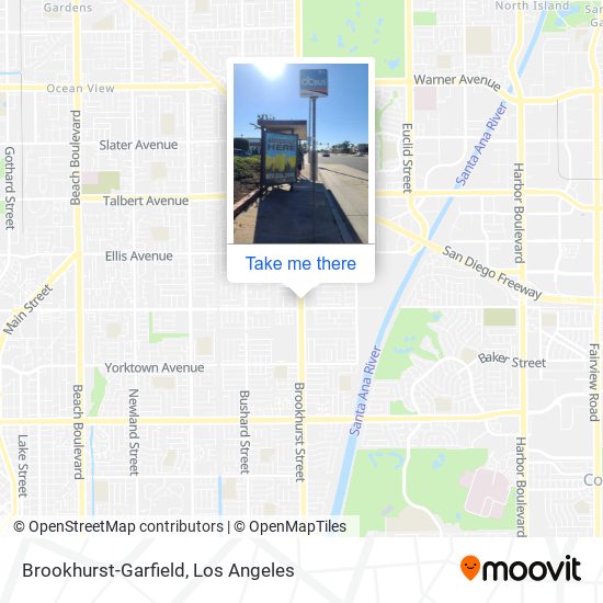 Mapa de Brookhurst-Garfield