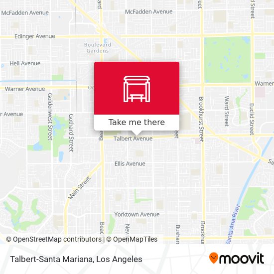 Talbert-Santa Mariana map