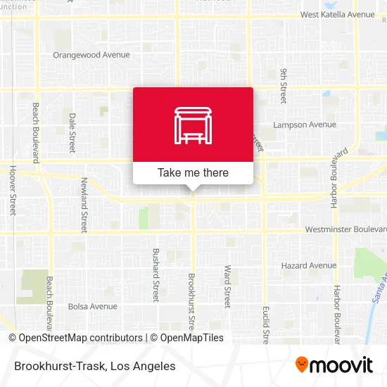 Brookhurst-Trask map