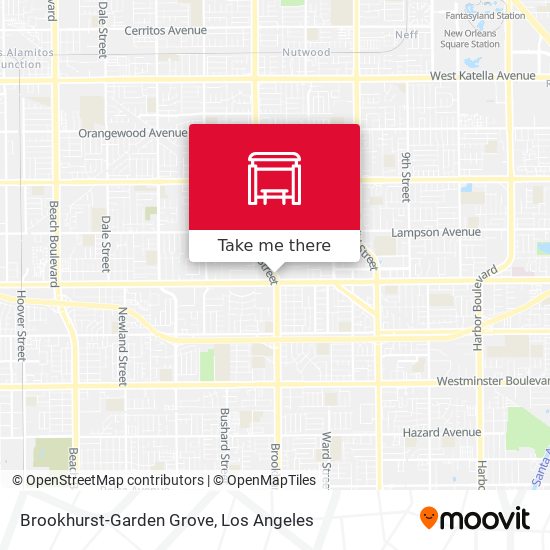 Brookhurst-Garden Grove map