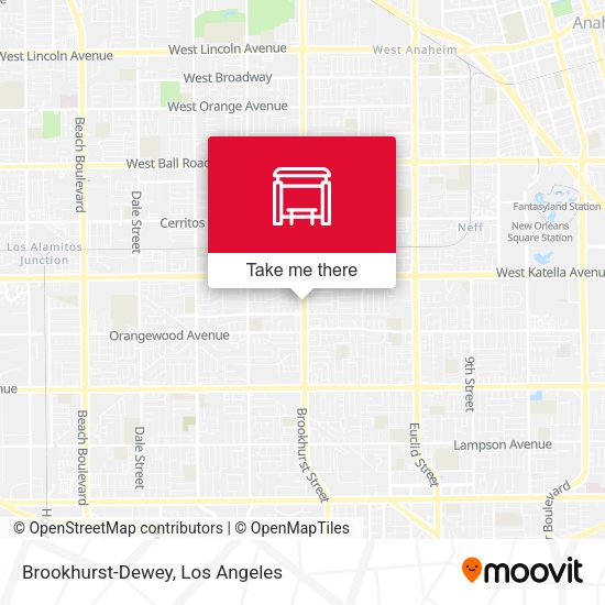 Brookhurst-Dewey map